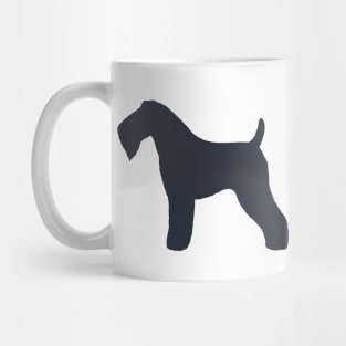 Kerry Blue Terrier Silhouette Mug